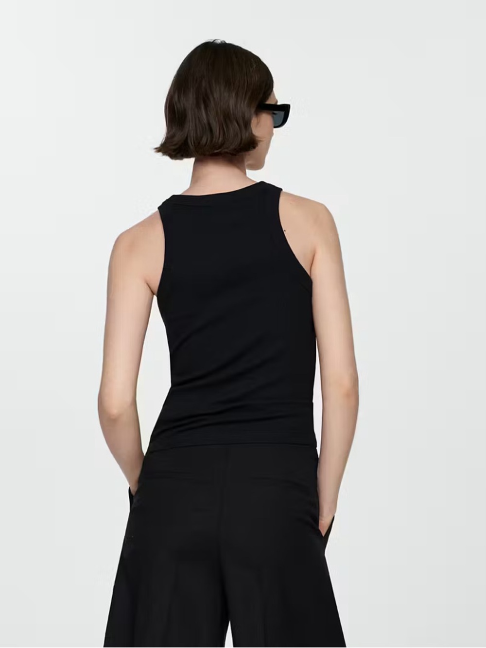 Mango Ribbed Knit Tank Top - Picture 6 of 7